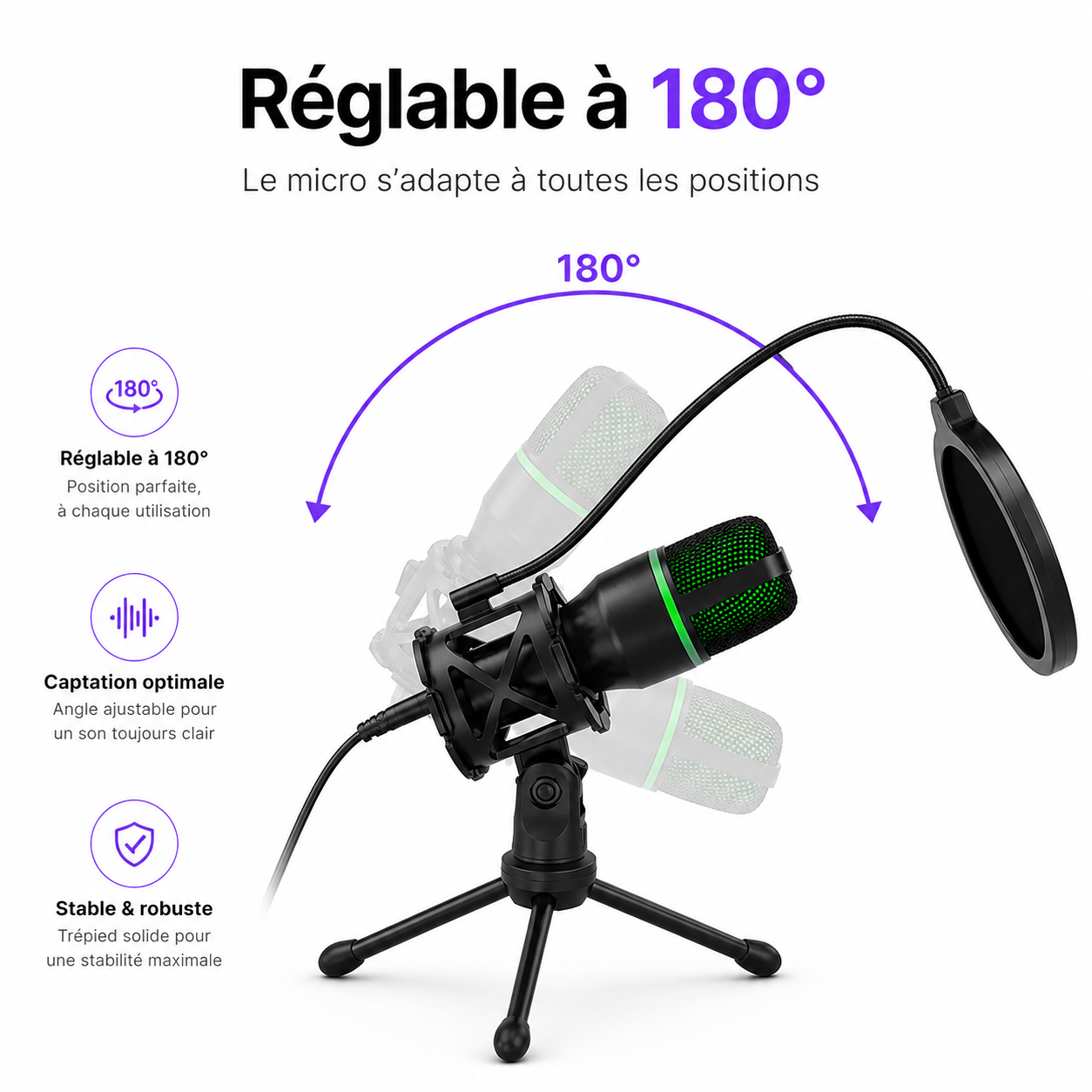 Phantom Pro Micro USB RGB professionnel