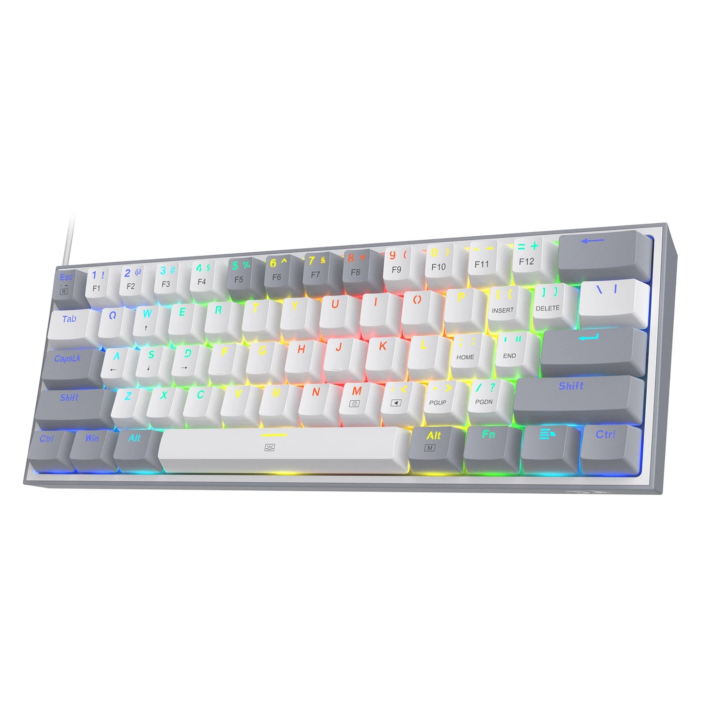 ZeKeyboard K61 Clavier mécanique 60% RGB