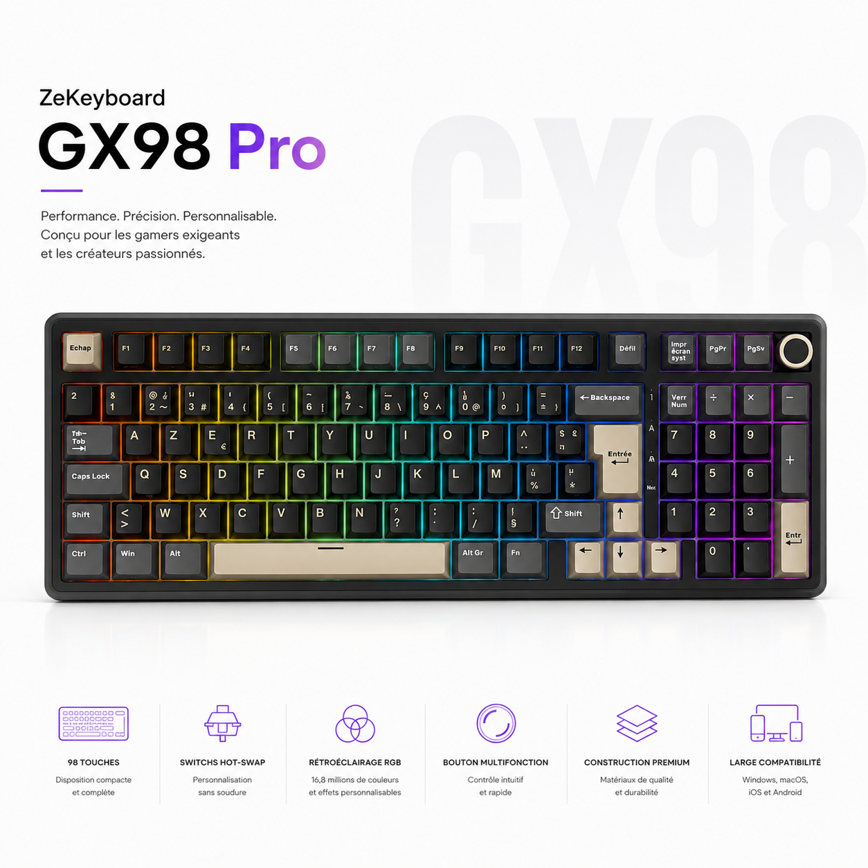 ZeKeyboard GX98 Pro