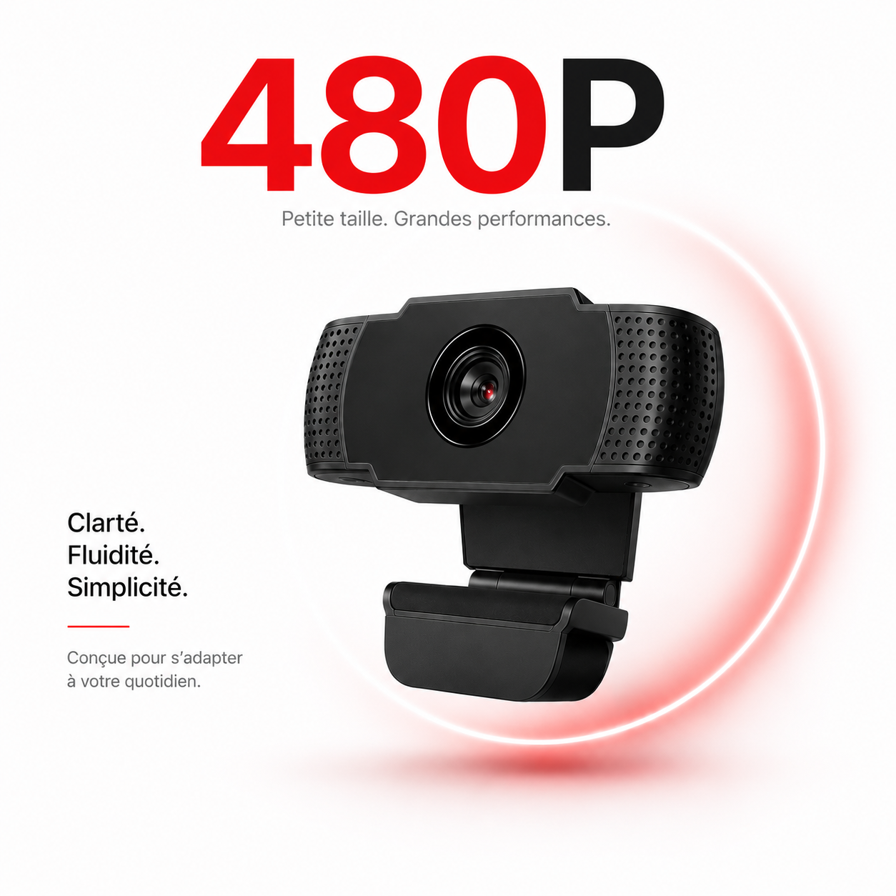 MiniVision Cam Webcam Compacte avec Micro