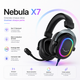 Nebula X7 Casque Gaming Surround RGB