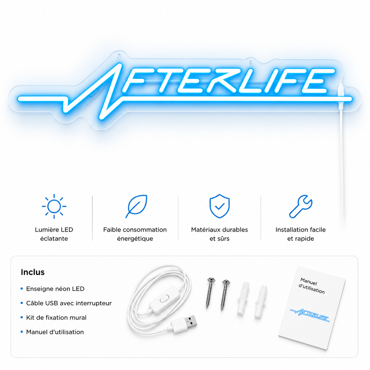 AfterLife Neon™ Néon CyberPunk Ambiance Gaming