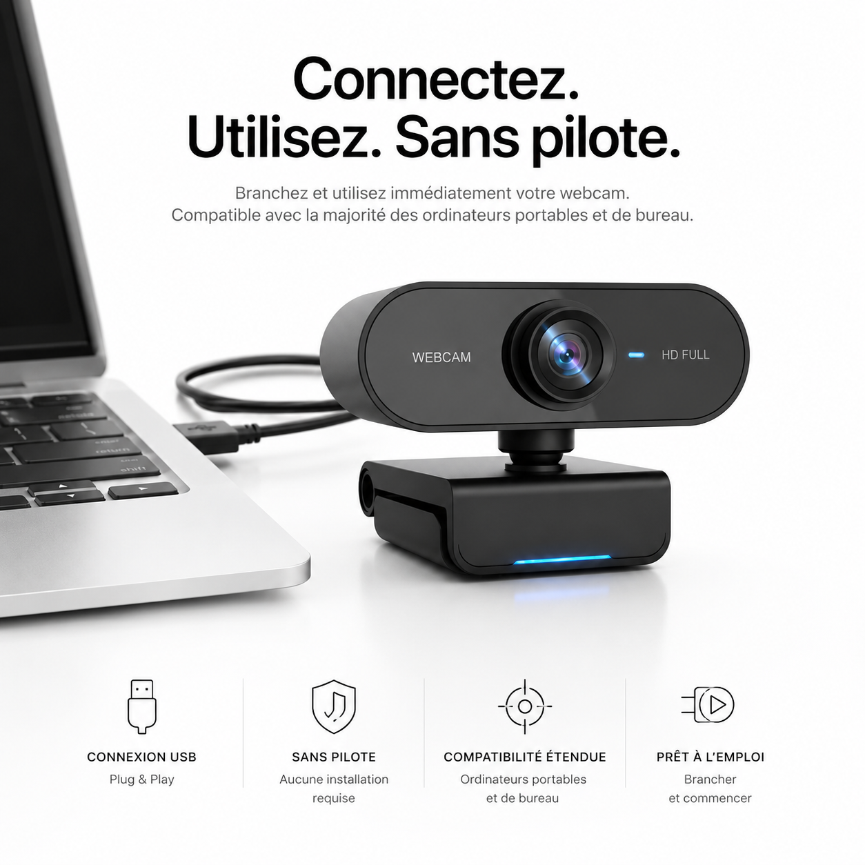 Nebula Vision X Webcam avec Micro