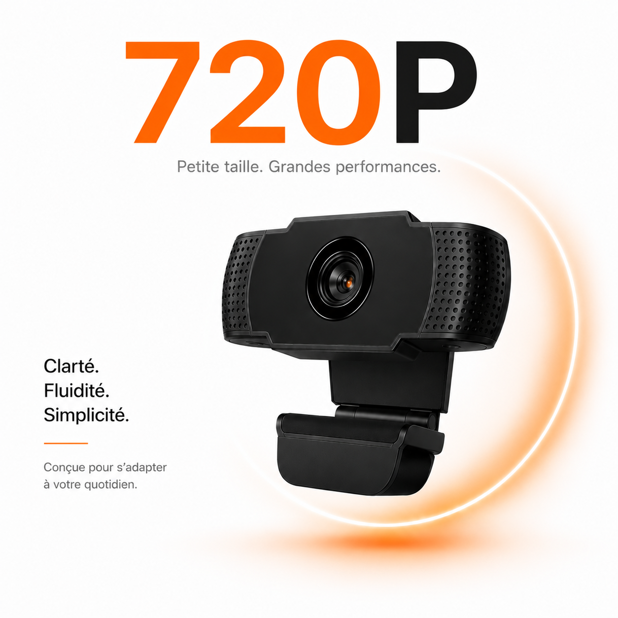 MiniVision Cam Webcam Compacte avec Micro