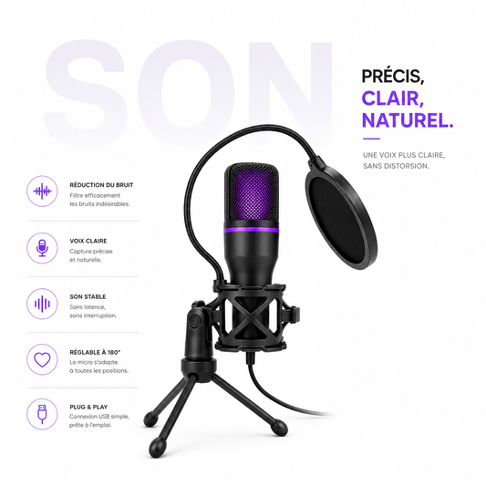 Phantom Pro Micro USB RGB professionnel