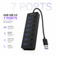ZeHub Switch Hub USB multiports avec interrupteurs