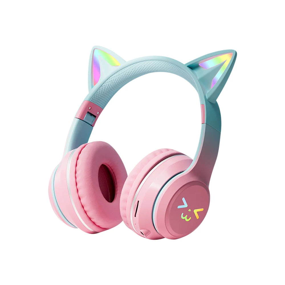 NekoSound RGB Casque Gaming Oreilles de Chat