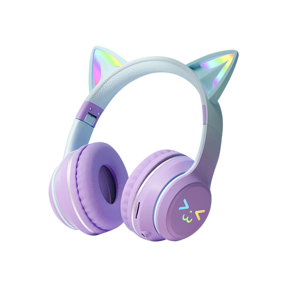 NekoSound RGB Casque Gaming Oreilles de Chat